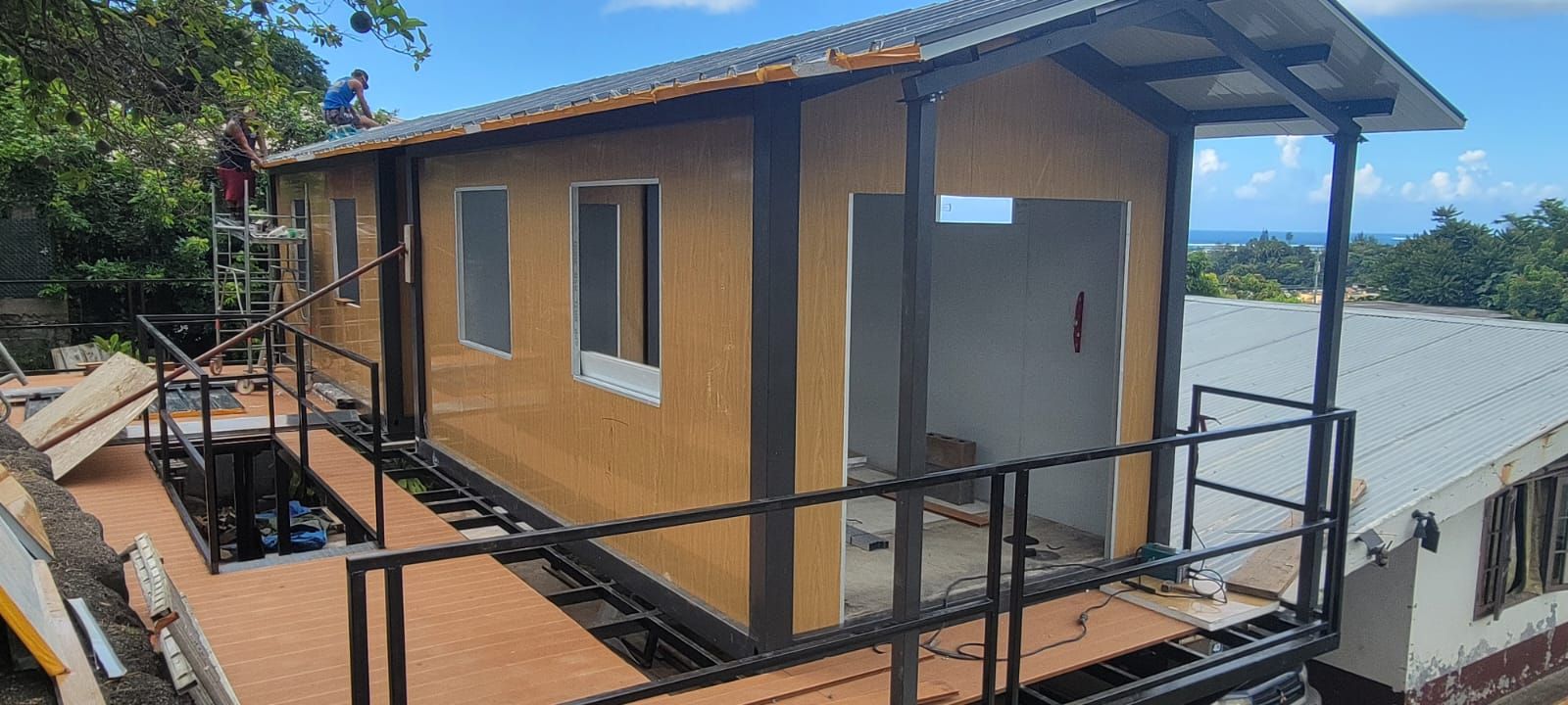 Module de 40 m² avec terrasse en cours de finition